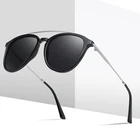 Мужские Круглые поляризованные солнцезащитные очки с оправой TR90 2020 модные брендовые дизайнерские солнцезащитные очки для вождения для мужчин и женщин очки UV400