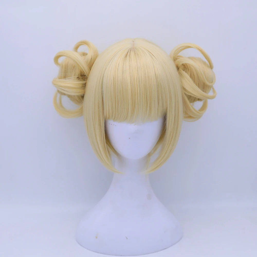 

My Hero Academia Toga Himiko Wig Boku No Hero Academia Cosplay Curly Synthetic Hair Himiko Toga Cosplay Wig + Wig Cap