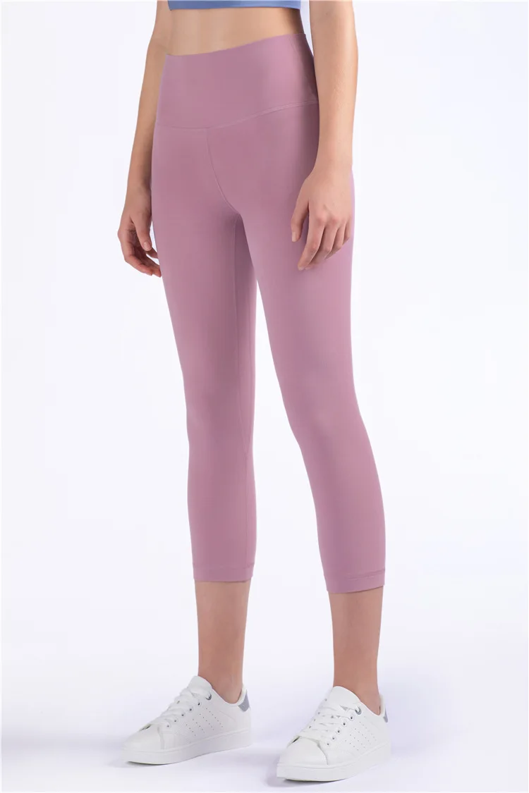 Новое поколение Высокая талия энергии бесшовные укороченные Леггинсы фитнес