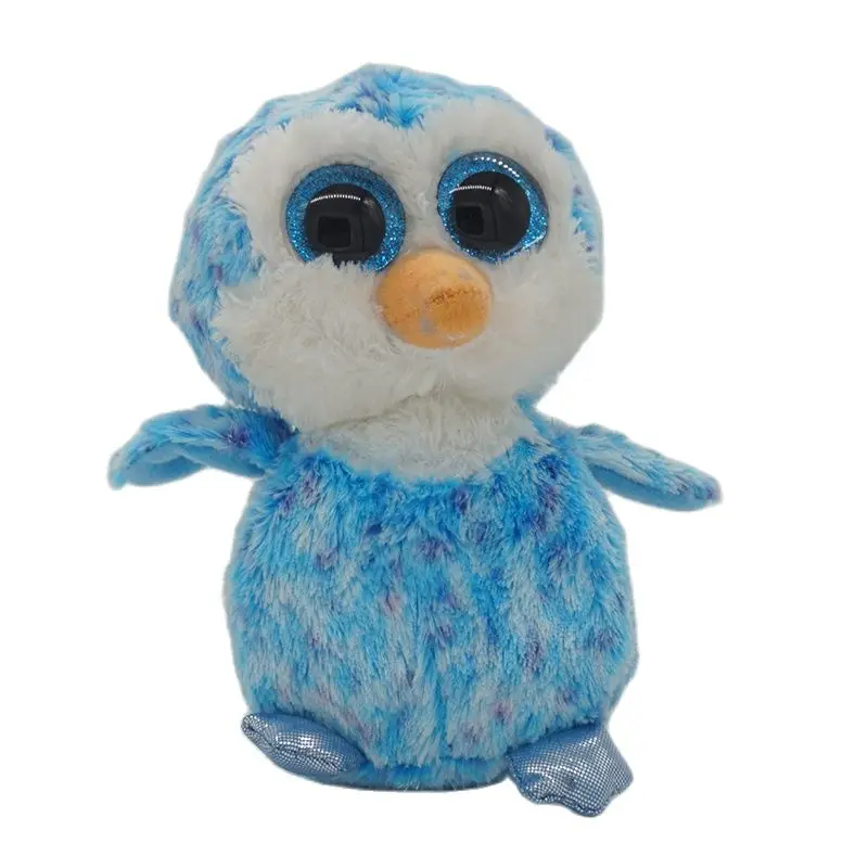 Милая кукла Ty Beanie Boos с большими глазами Сова морской лев обезьяна леопард плюши