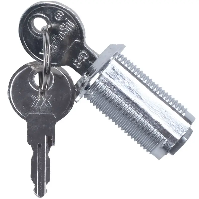 Door Cabinet Drawer Security Cylinder Cam Lock Camlock w 4 Keys 2pcs | Обустройство дома