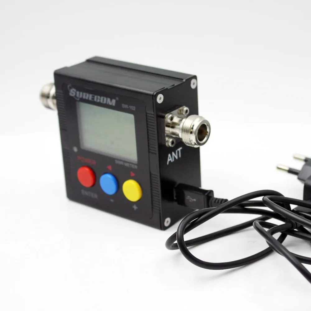 Из Москвы! ANYSECU SW-102 125-520 мГц цифровой VHF/UHF Мощность и КСВ-метр SW102 для портативных радиостанций UV-82 UV82