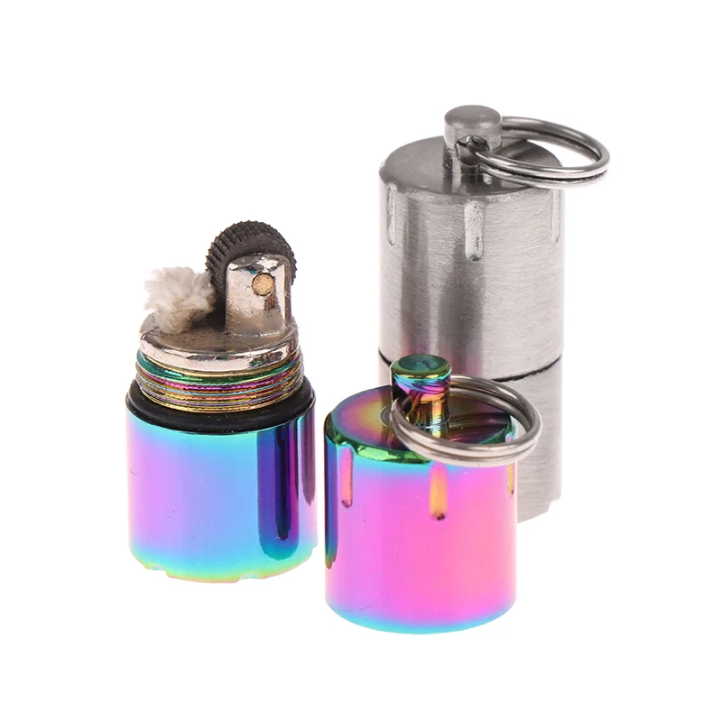 Новинка портативная зажигалка с дизельфонарь двигателем мини-брелок в стиле