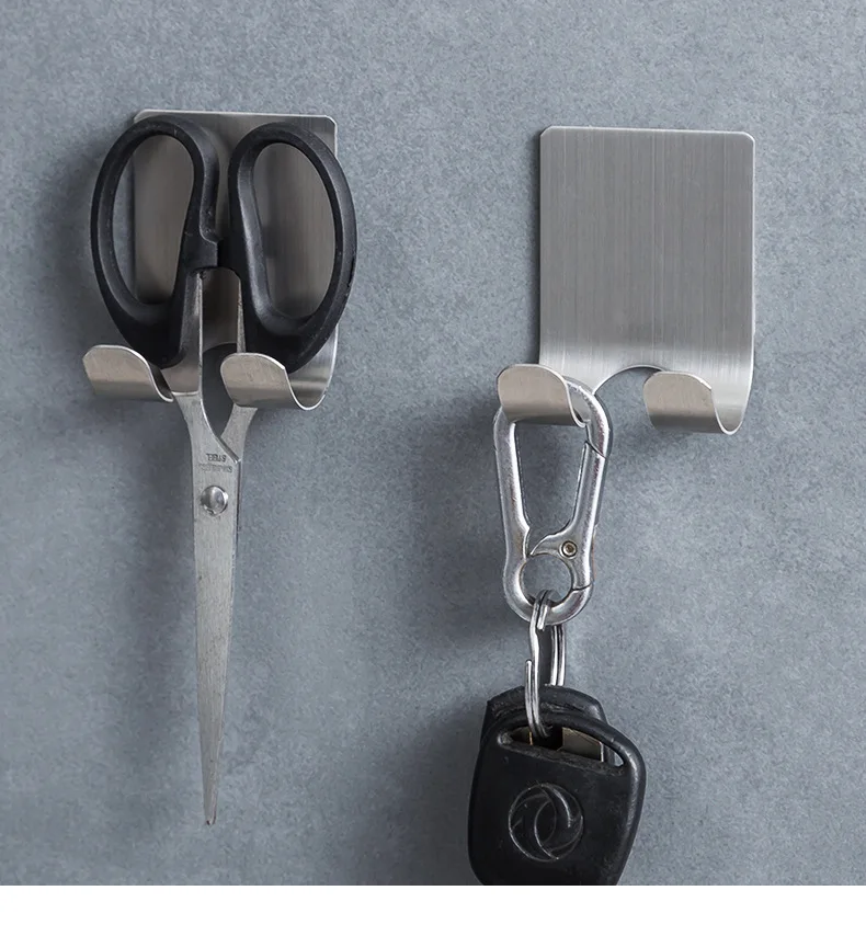 2/шт бытовой крючок из нержавеющей стали крепкий за дверью многоцелевой стеллаж