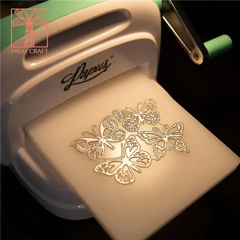 4 шт. металлические штампы в форме бабочек 2020 Сделай Сам штамп для скрапбукинга и