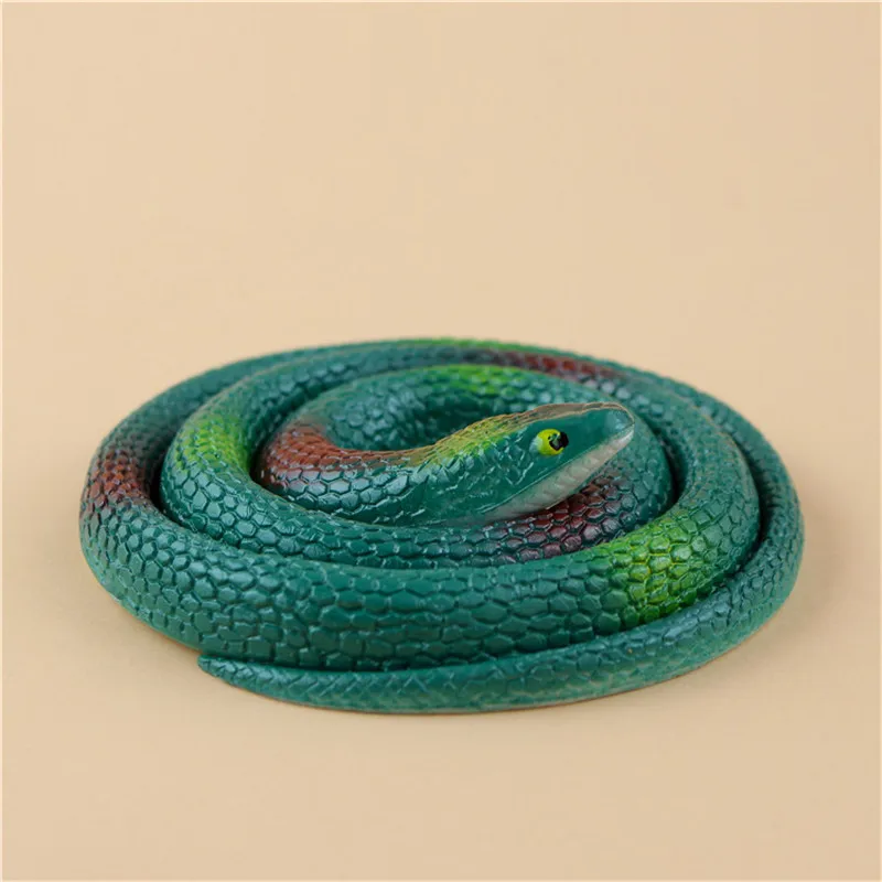 

Simulation Snake Realistic Soft Rubber Tricky Toy Garden Props Joke Prank Gift Novelty Playing Jokes Scary Toys For Children