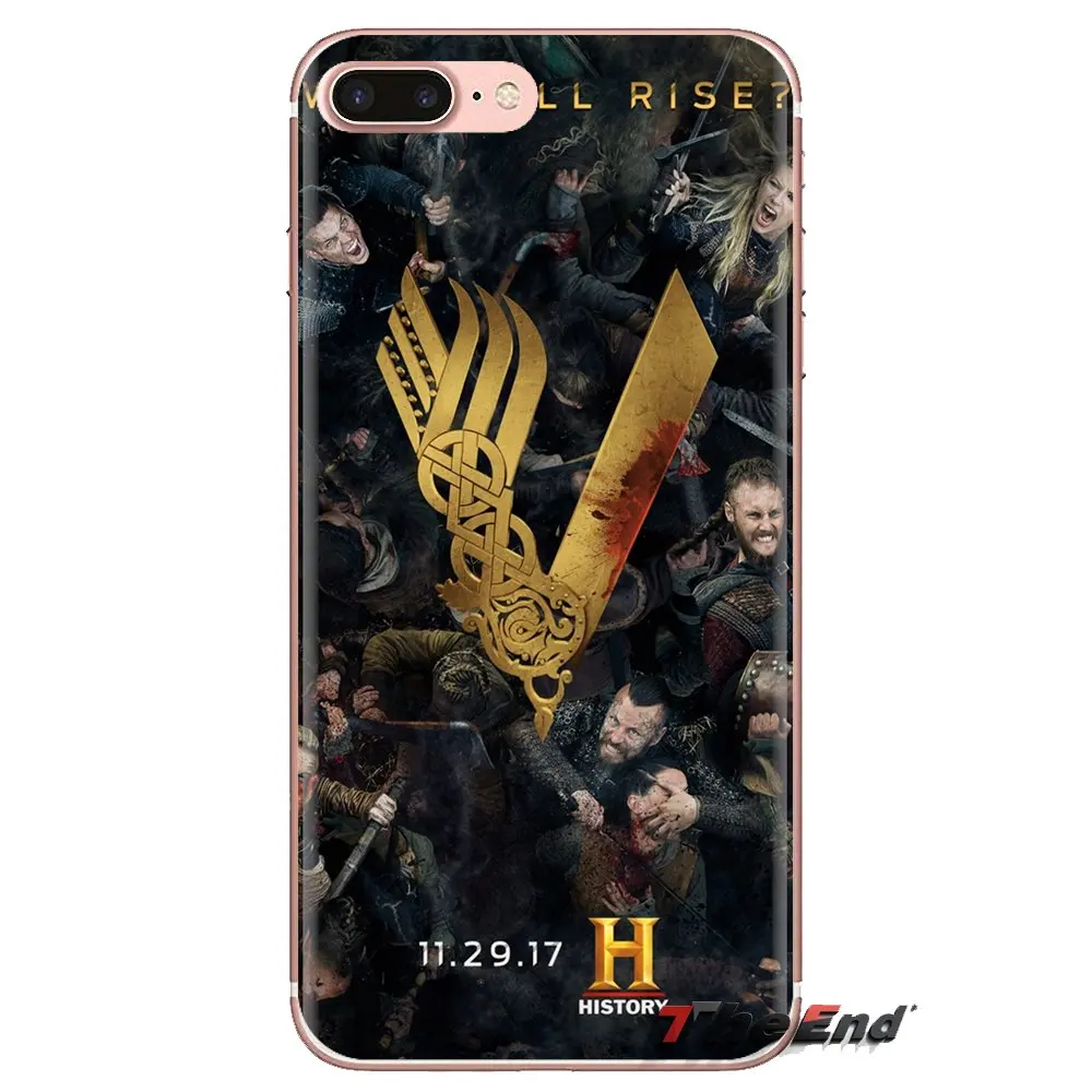 Мягкие прозрачные чехлы для iPod Touch Apple iPhone 4 4s 5 5S SE 5C 6 6S 7 8 X XR XS Plus MAX сериал викинги |
