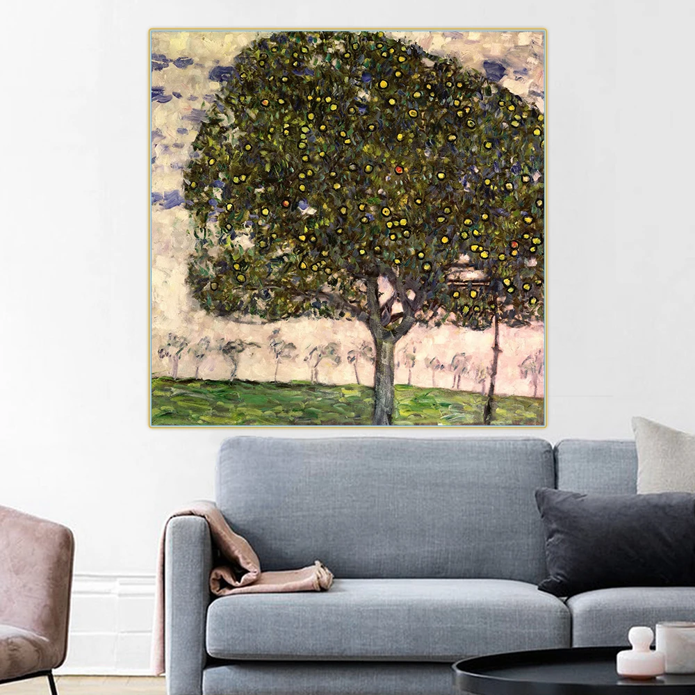 Citon Gustav Климт Apple Tree II Canvas холст Художественная живопись маслом постер картина