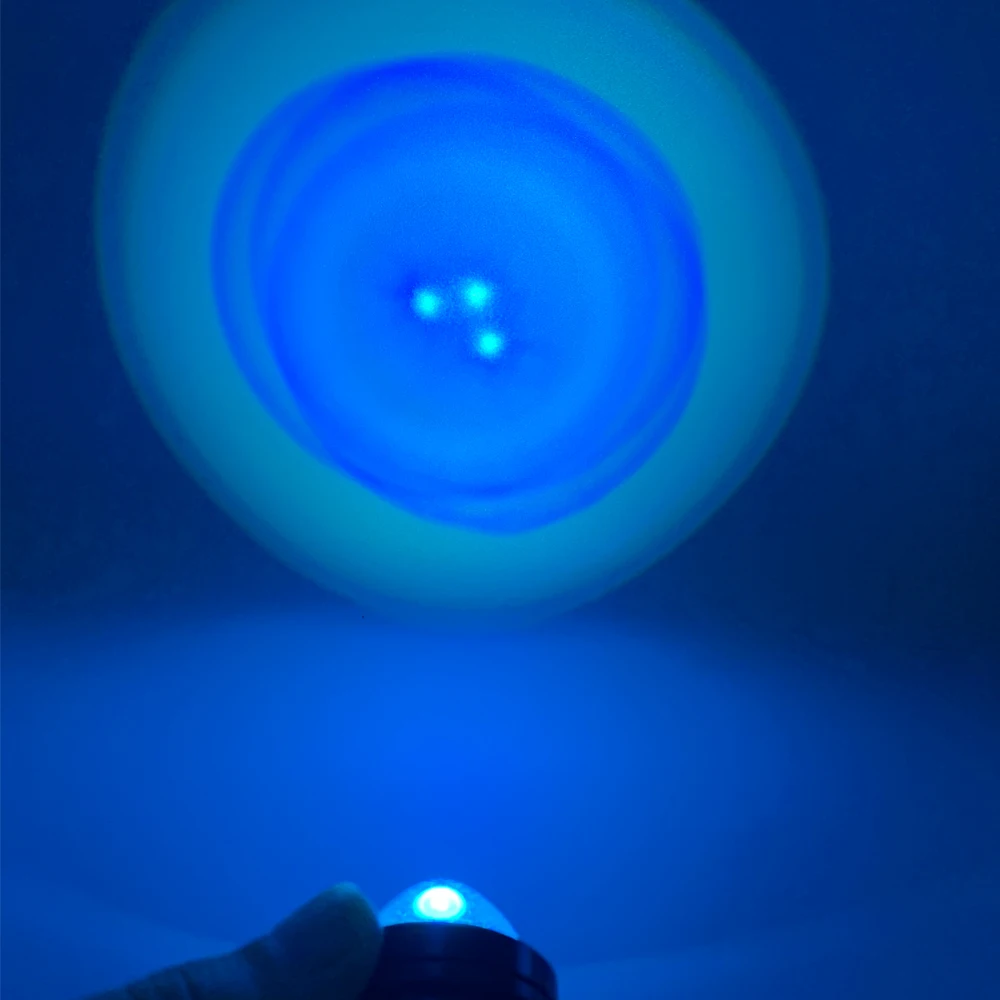 sky blue 1pcs Lamp 1 шт. супер яркий противотуманный фонарь светодиодный drl Автомобильный свет Водонепроницаемый 10 Вт DRL лампа светодиодный Противотуманные фары глаз орла свет дневные ходовые фары - Цвет: sky blue 1pcs Lamp