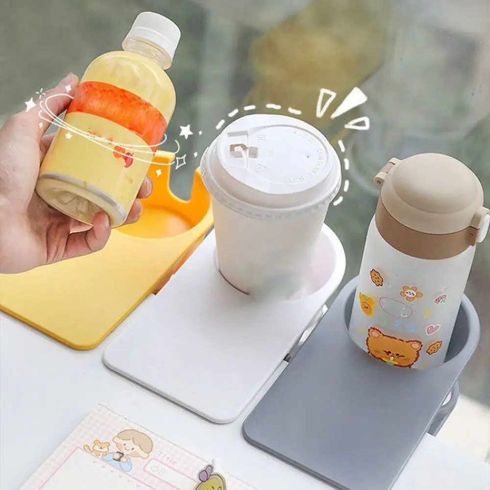 

Office Desktop Storage Creative Computer Desk Desk Storage Clip Water Cup Shelf Coffee Drink Holder Fixed Cup Holder