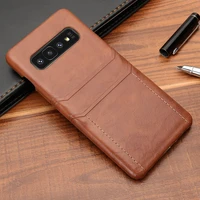 new leather wallet case for samsung galaxy s8 s9 s10 plus with card pocket phone back cover for note 8 9 10 plus case