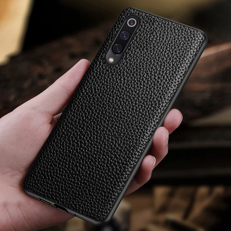 Phone Case For Xiaomi Redmi Note 8 Pro 5 6 6a 7 7a Mi 9 lite se 9T A1 A2 A3 Y3 Poco F1 Max 3 Litchi texture |