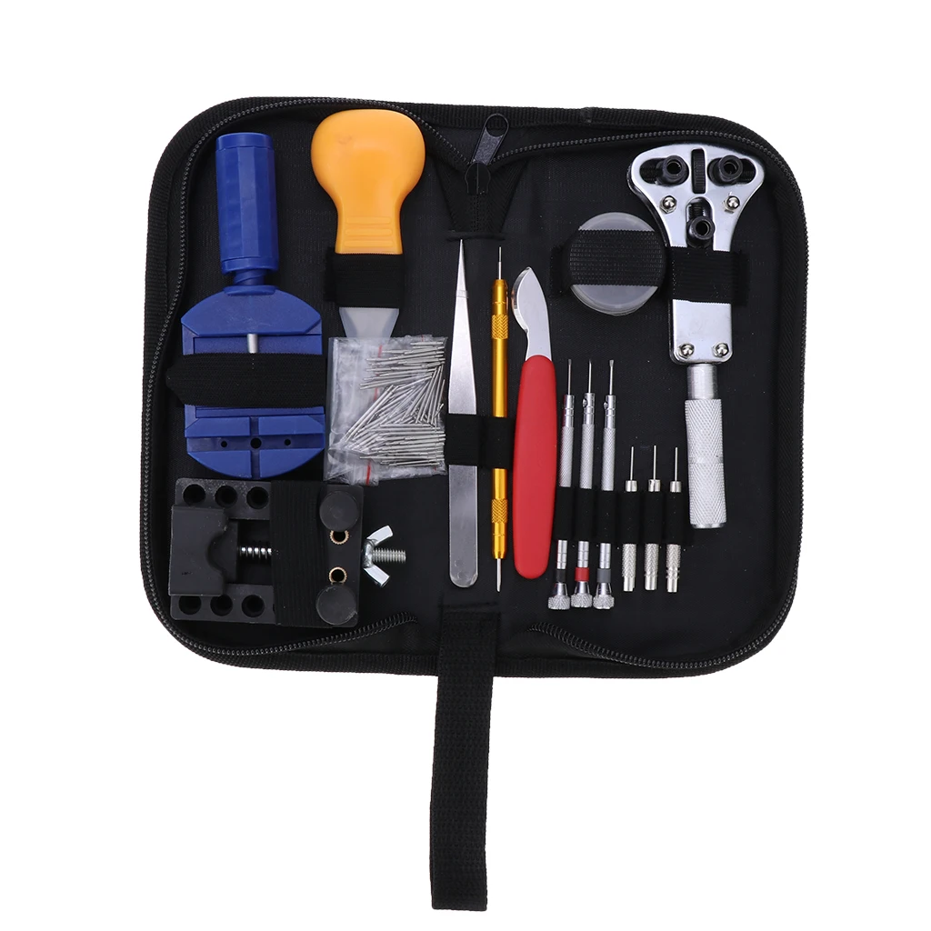 

Набор инструментов для ремонта часов, 144 шт., набор инструментов для замены аккумулятора для часов