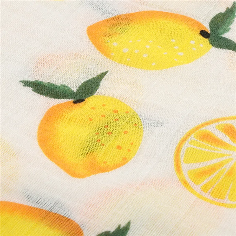 Органический хлопок Пеленальное Одеяло Фламинго Младенцы Новорождённые муслин