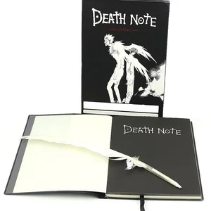 2 компл.лот тетрадь смерти фигурку тетрадь смерти L 21*15 см Косплэй Тетрадь  Перо книги блокноты для журнал тетрадь смерти книга