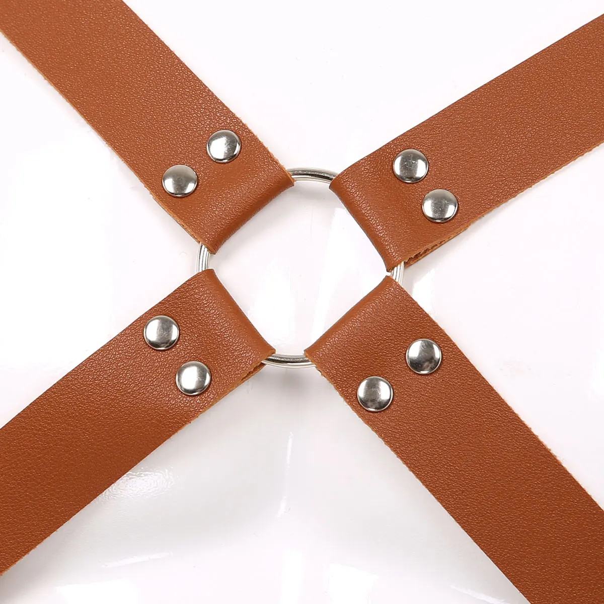 Сексуальный нагрудный ремень для тела Для мужчин Регулируемая кожаное нижнее