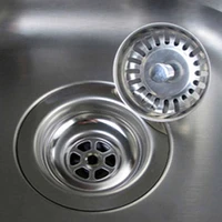 1pcs stainless steel waste plug sink filter hair catcher drains kitchen sink strai tools home kitchen accessories new