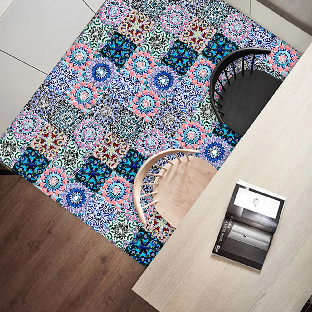 

Nordic Baroque vintage Simulation tile stickers renovation kitchen bathroom decoration self-adhesive waterproof wallsticker
