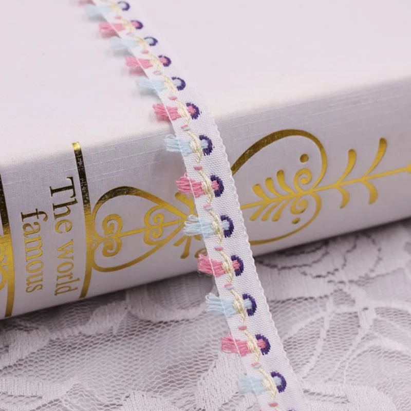 15 мм полиэстер бахрома кисточка отделка кружевная ткань Сделай Сам декоративная