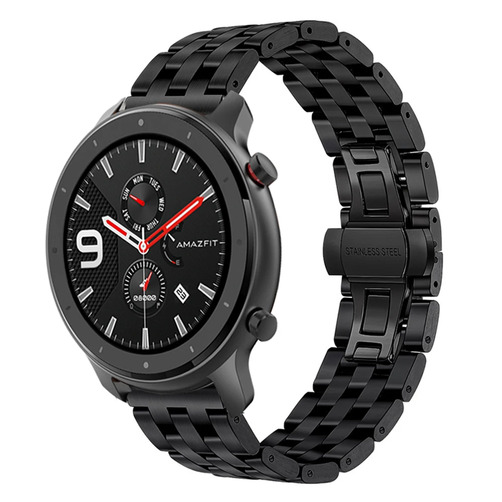 Браслет для Huami Amazfit GTR 47/42 мм браслет из нержавеющей стали ремешок ремень часов