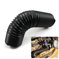 6376mm black auto inlet pipe vacuum bellow plastic high flow ducting intake admission bent collapsible tube auto parts