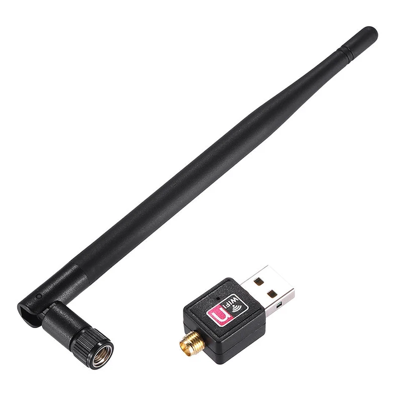 Беспроводной Wi-Fi роутер USB 600 2 0 м сетевая LAN-карта с антенной 5 дБи | Электроника