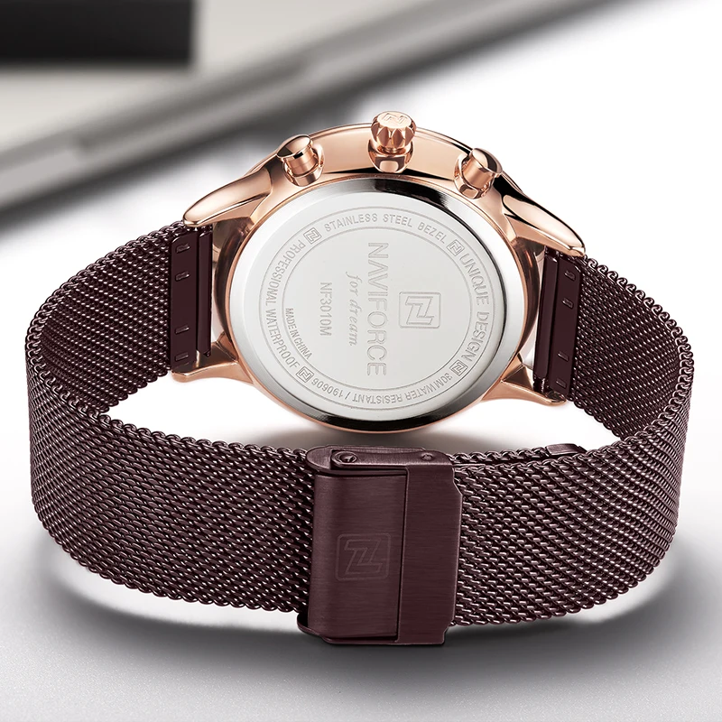 NAVIFORCE мужские часы Топ бренд простые Кварцевые водонепроницаемые наручные