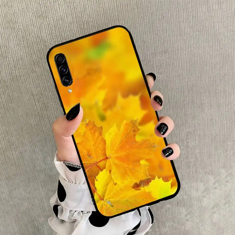 

Harvest Autumn Leaf Phone Case black For Samsung galaxy S 21 20 10 8 A 51 71 50 21s 70 40 20 20e note 10 plus Ultra 5g fe