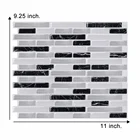 Vividtiles самоклеющиеся европейский домашний декор съемные водонепроницаемые виниловые обои 3D пилинг и палка плитка-1 лист