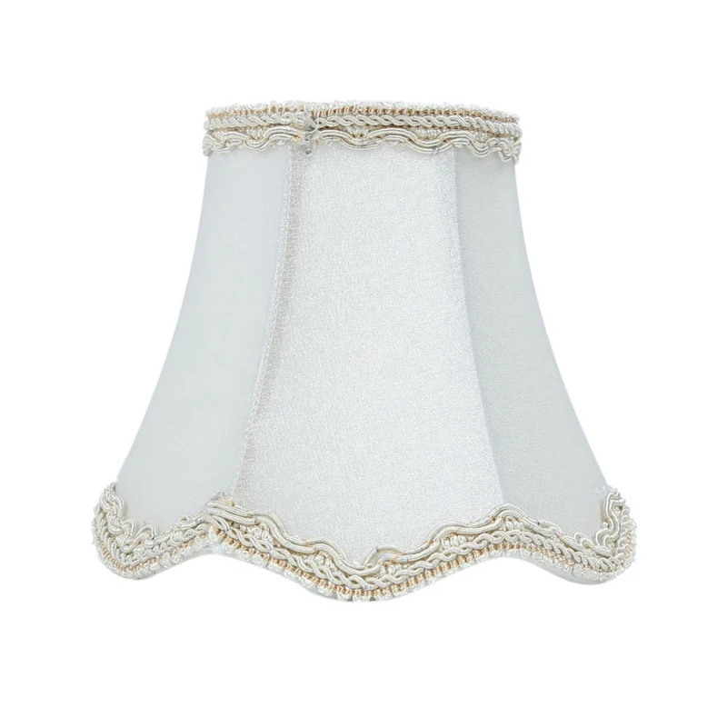 

Promotion! Modern European Style Droplight Wall Lamp Candle Chandelier Lamp Shade 6 Pcs Set (White)