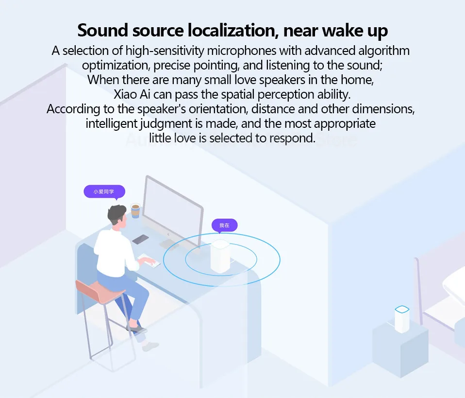 Xiaomi Xiaoai Bluetooth динамик стерео музыкальный плеер DTS звук голоса дистанционное управление приложение управление для Android Iphone