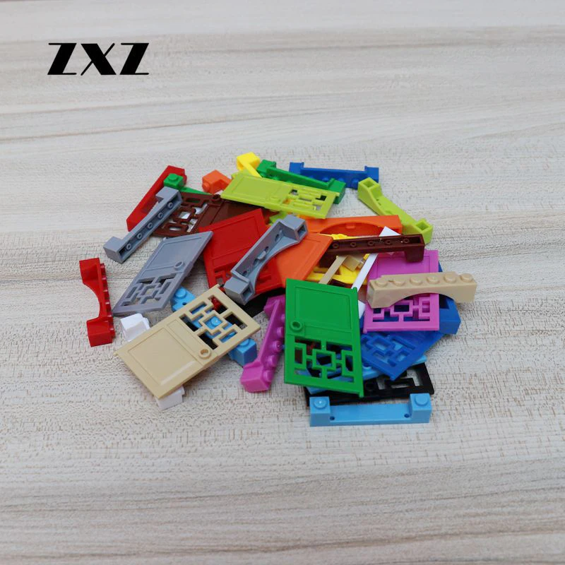 Строительные блоки военные аксессуары дом сад окна дверь оптом кирпичи детские