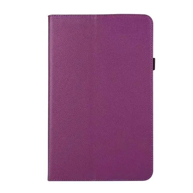 purple Чехол для планшета для samsung Galaxy Tab A 10,5 T590 T595 SM-T590, кожаный чехол с откидной подставкой, смарт-чехол TabA 10,5 дюймов+ пленка - Цвет: purple
