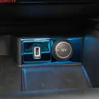 BJMYCYY декоративная заплатка из нержавеющей стали для передней USB панели автомобиля для ford focus MK4 2019