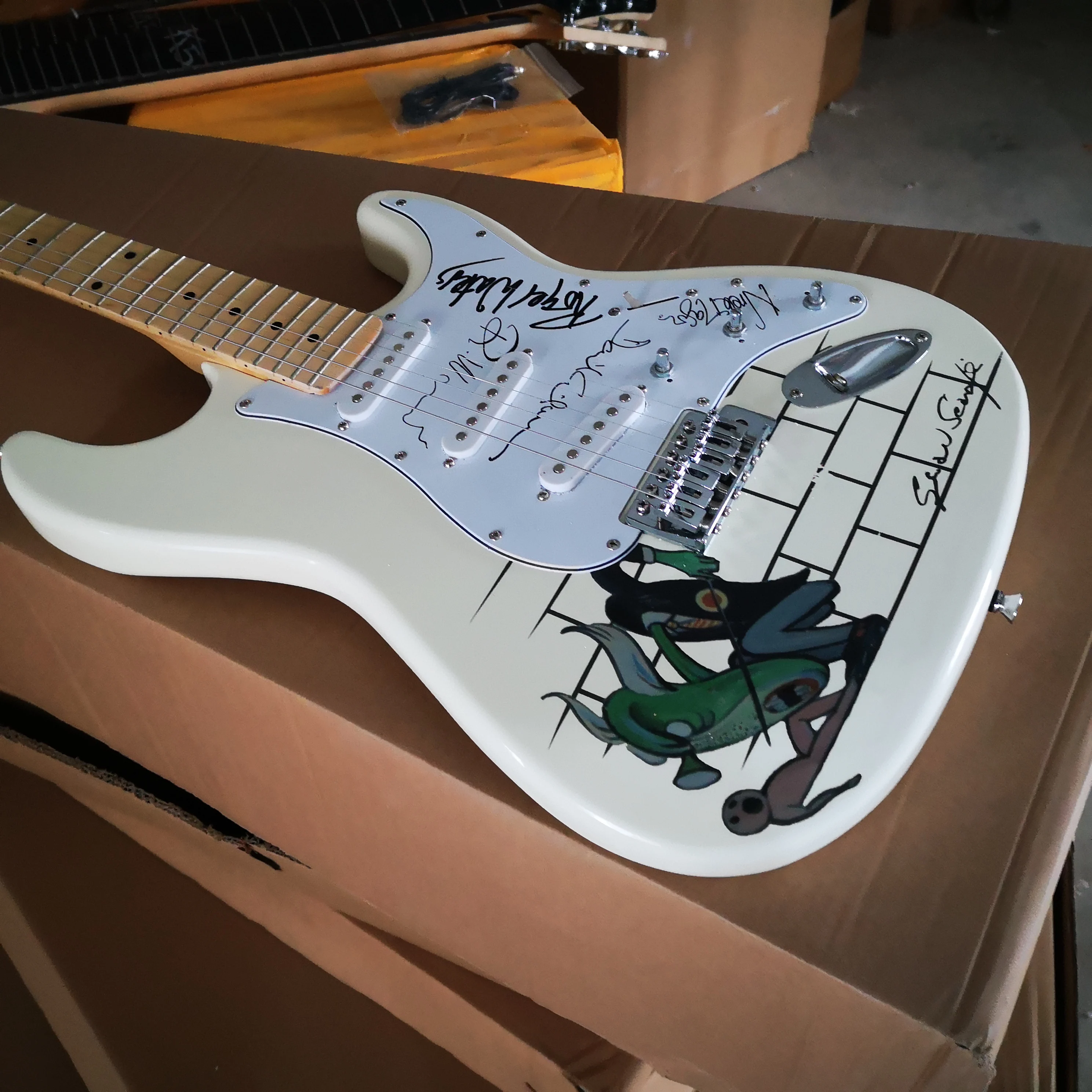 Высококачественная фотоэлектрическая гитара однотонная с рисунком из