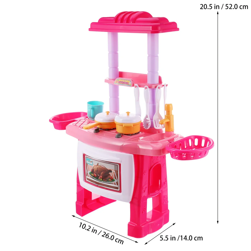 

1 Set Kids Cooking Toddlers Pretend Play Kitchen Set for Boys Girls