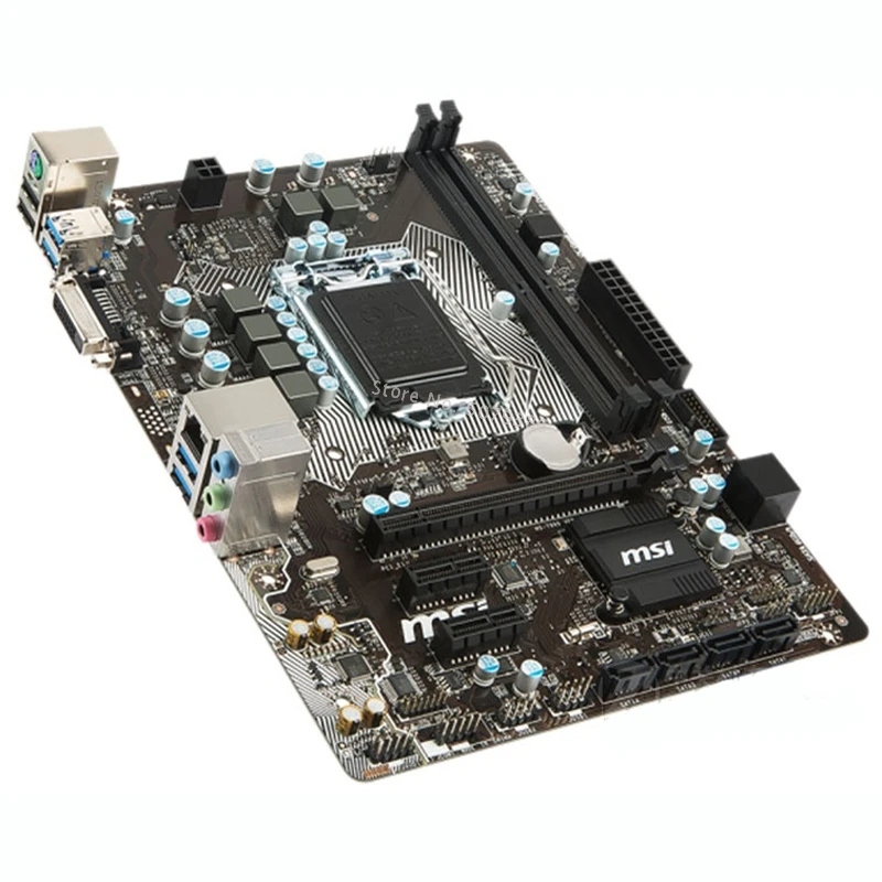 Материнская плата MSI B150M NANO Intel B150 LGA 1151 DDR3 32 ГБ Micro ATX PCI-E 3 0 SATA | Компьютеры и офис
