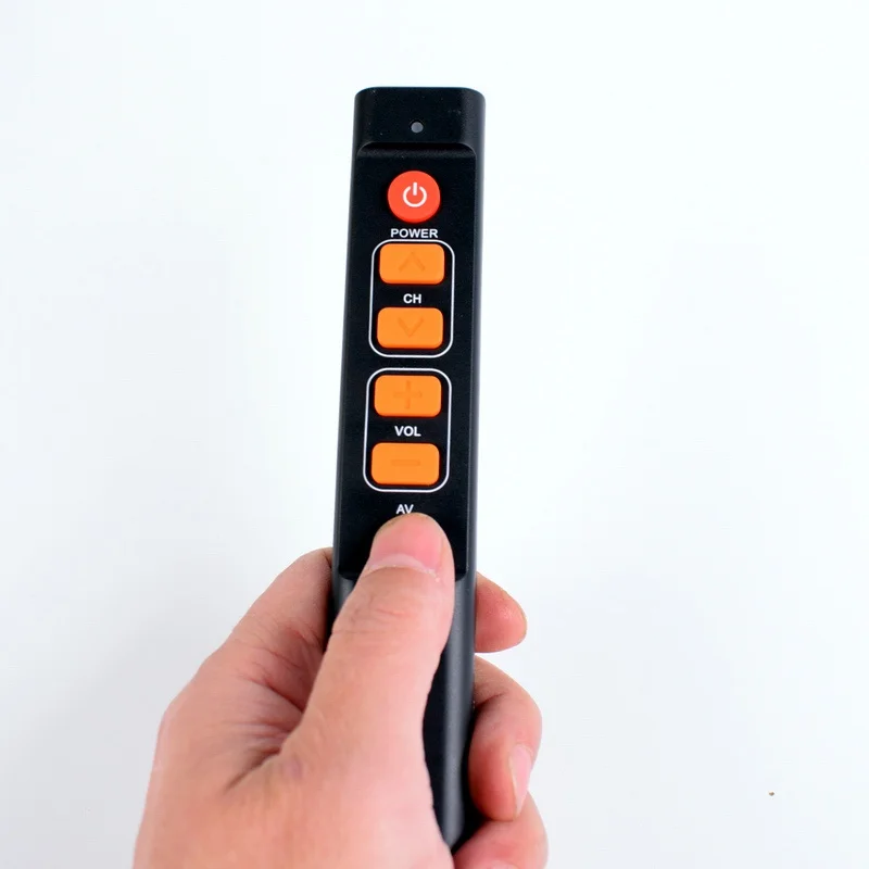 universal learn remote control work for tv stb dvd hifi heater spearker learning controller for tv box easy use for old people free global shipping