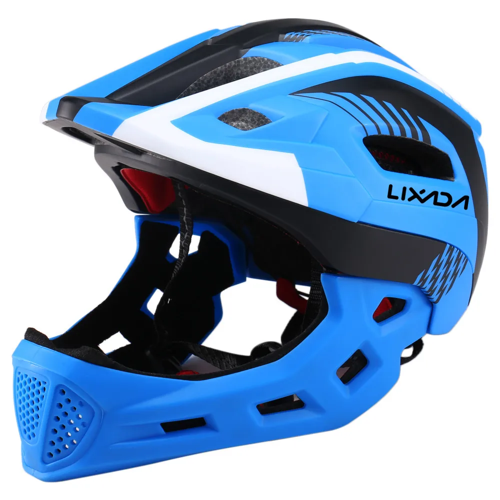 

Face for Safety Cycling Full Helmet Helmet Sports Bicycle Helmet Lixada Kids Bike Detachable Breathable Scooter Ultralight Detac