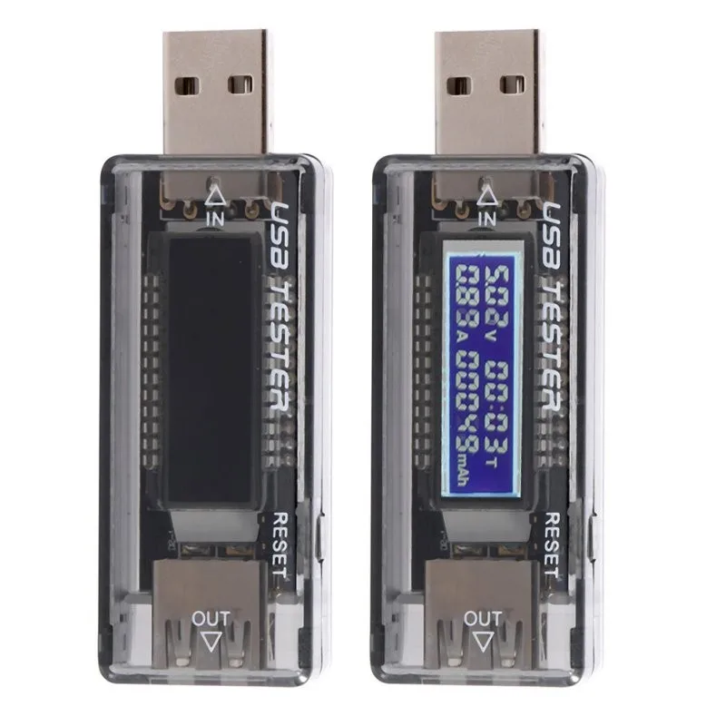 QC USB зарядное устройство Доктор мобильный детектор уровня мощности тест батареи мобильного телефона