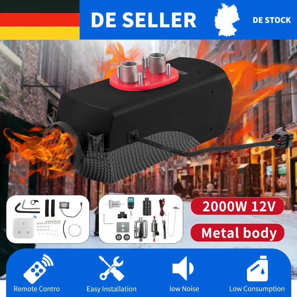 Автомобильный обогреватель 2000 Вт 10 л 12 В 2 кВт|Обогрев и вентиляторы| |