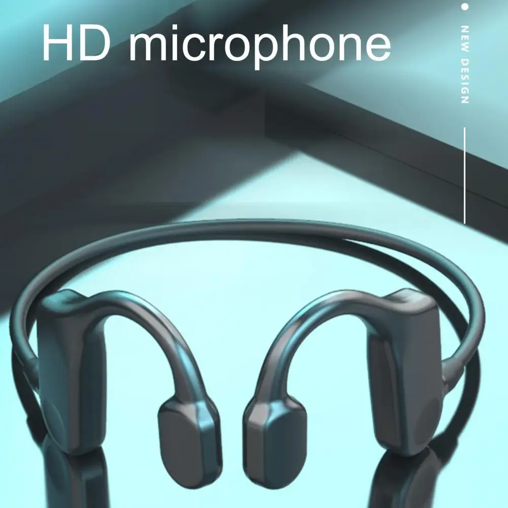 

Earphones Bluetooth 5.1 Wireless Bone Conduction Good Sound Quality Headset Handsfree No Delay Headphone for Outdoor Sports