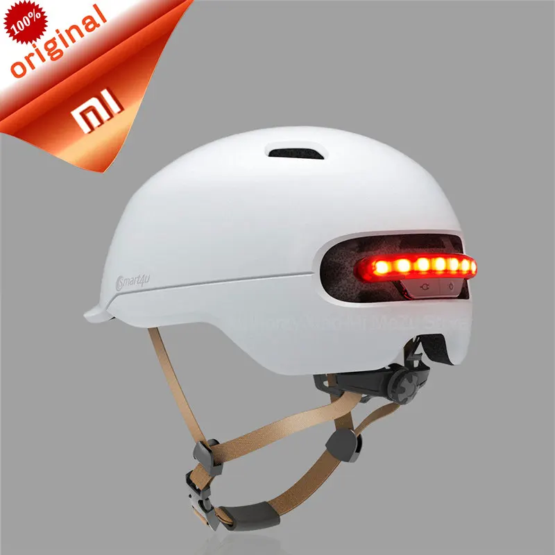 Xiaomi велосипедный самокат, шлемы матовые для мужчин, женщин, детей, Smart4u, шлем Smart Flash, водонепроницаемый задний светильник, велосипедный шлем, велосипедный шлем, дорожный