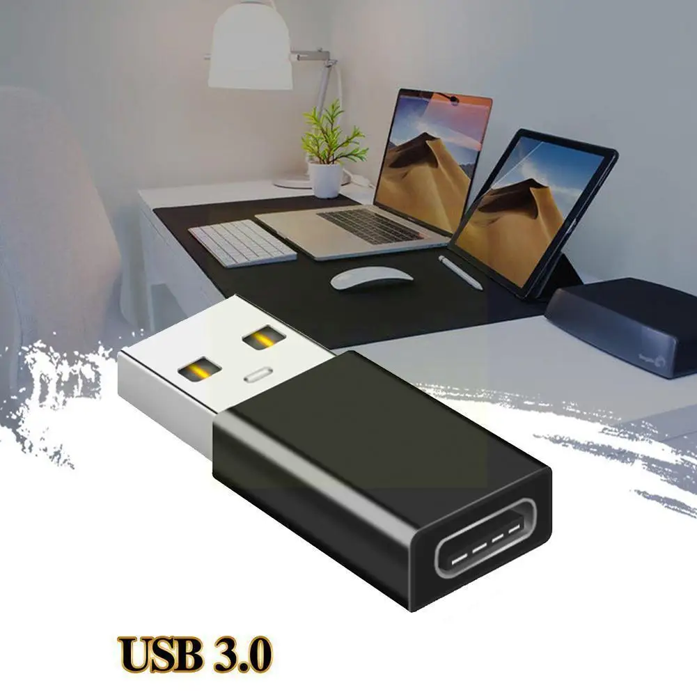 

USB3.0 Type A Male To USB3.1 Type C Female Connector Converter Adapter Type-c USB Standard Charging Data Transmission For A T1L1