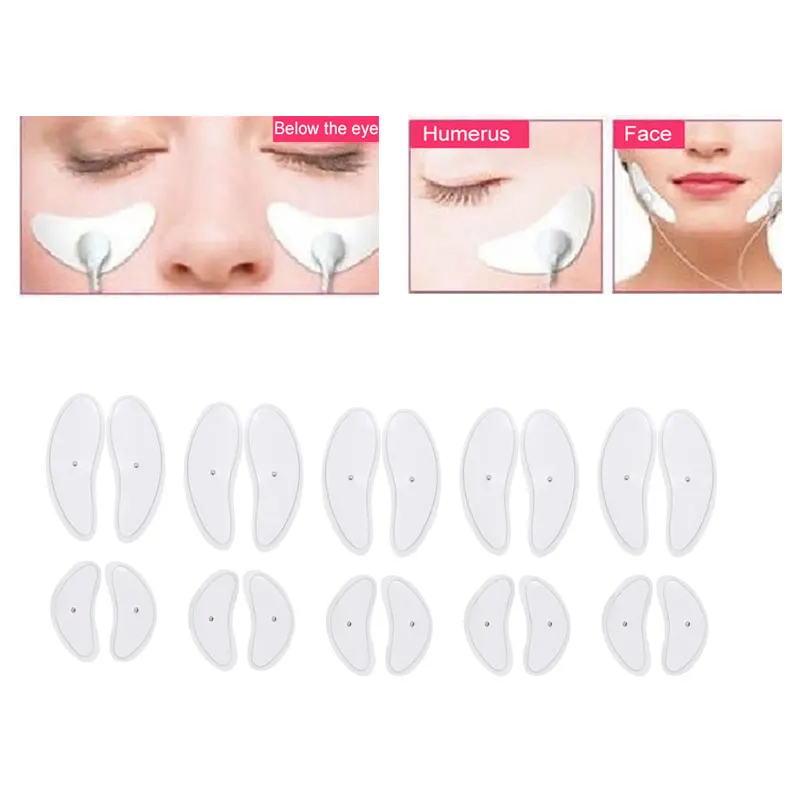 

Electrodes For Slimming Facial Massager Tens Pads V-Face Trainer Face Pulse Muscle Stimulator Acupuncture Unit Wholesale
