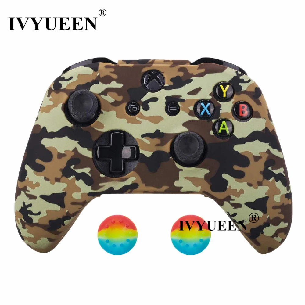 IVYUEEN, 29 цветов, для microsoft XBox 1, One X S, силиконовый защитный чехол, переводная печать, крышка, захват