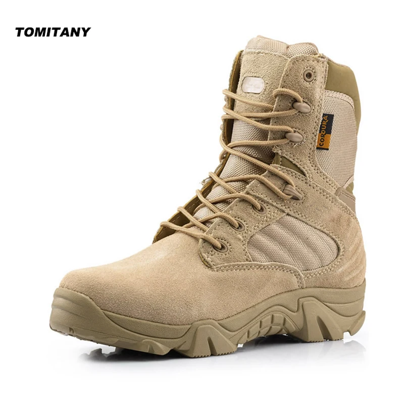 

Outdoor Hiking Shoes Mens Professional Climbing Trekking Camping Hunting Shoe Man Waterproof Military Tactical Boots Men