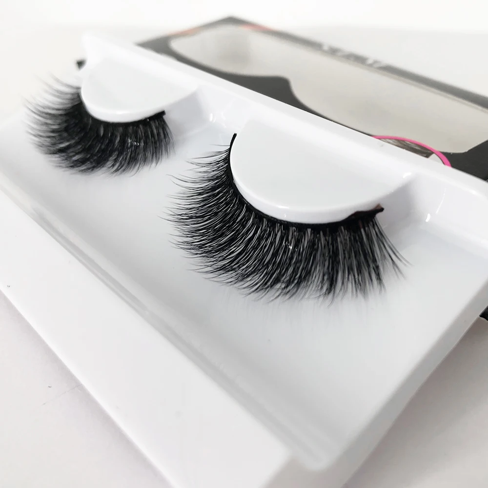 6D натуральные толстые ресницы для глаз ручной работы подвязка макияжа