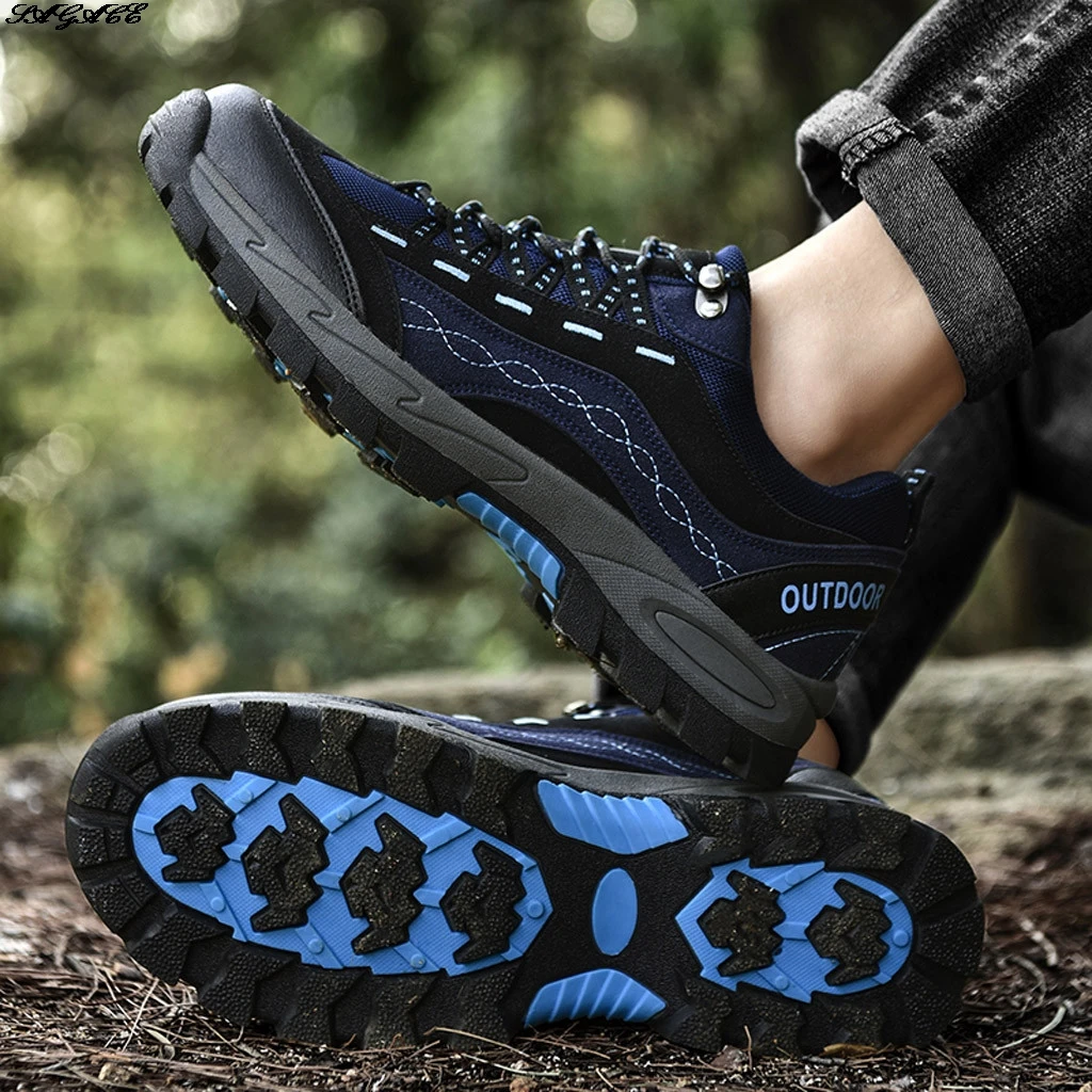 

SAGACE Men's Autumn And Winter High-top Outdoor Waterproof Shoes Men's Fashion Autumn And Winter Lace-up Sneakers 2020