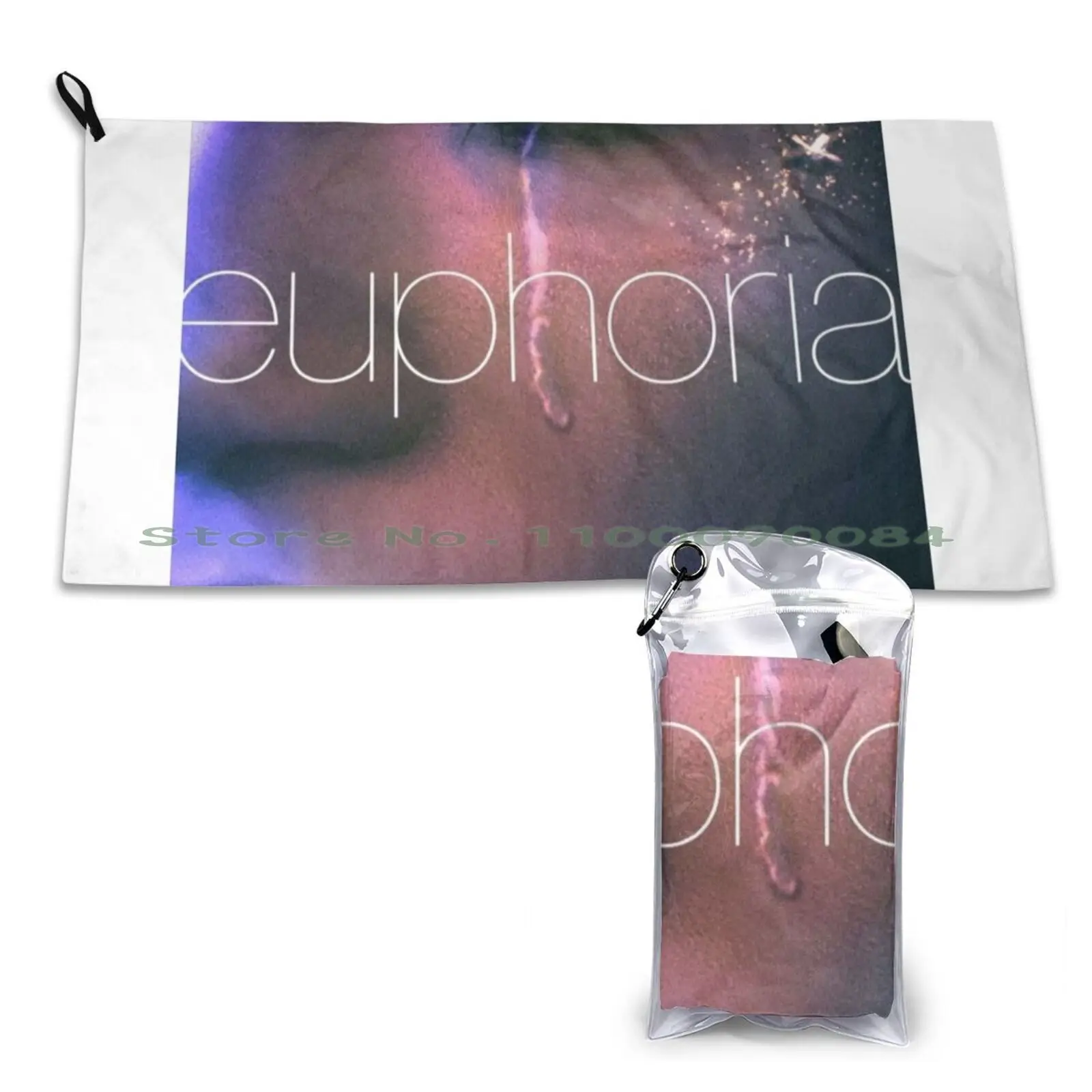 

Euphoria Quick Dry Towel Gym Sports Bath Portable Funny Saying Middle Finger Sarcasm Irony I Hate People Humor Kawaii Bear